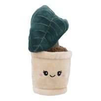 Deko-Topfpflanze mit Gesicht, Blatt, 16.5 cm