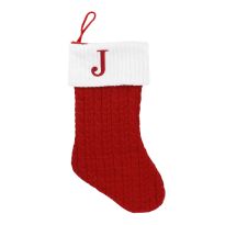 Nikolausstiefel Buchstabe, Zopf, J, 46 cm