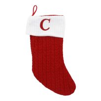 Nikolausstiefel Buchstabe, Zopf, C, 46 cm