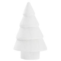 Tanne Stufen, weiß/breit, 8 cm