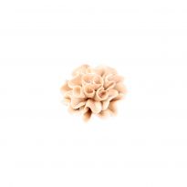 Deko-Blüte, apricot/gewellt, 10 cm