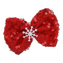 Haarclip Weihnachten Schleife/rot