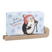 Seife mit Deko, Weihnachten, Pinguin, 150 g