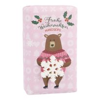 Seife mit Deko, Weihnachten, Bär, 150 g