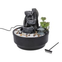 LED-Springbrunnen Stein, Bachlauf, 21 cm