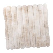 Kissen Linien, creme, 45 x 45 cm