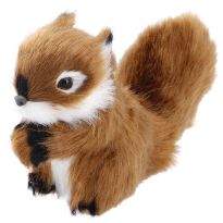 Waldtier Kunstfell, Eichhörnchen/dunkelbraun, 10 cm