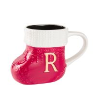 Becher Stiefel mit Buchstabe, R/rot, 400 ml