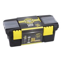 Badeset Werkzeugkoffer, schwarz/gelb