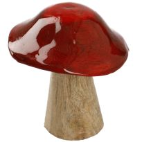 Pilz Lasur, Uni, rot, 12 cm
