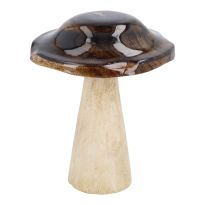 Pilz Lasur, Uni, braun, 16 cm