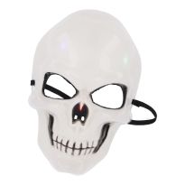 LED-Maske Totenkopf, ohne Blut