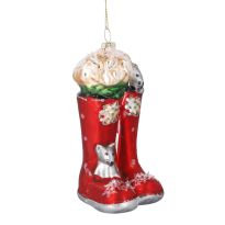 Anhänger Fancy, Edel, Stiefel/Mäuse, 12.5 cm