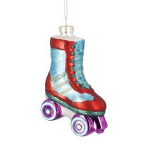 Anhänger Fancy, Edel, Rollschuhe/Disko, 11.5 cm