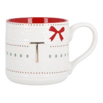 Becher Buchstabe/Schleife, T, 450 ml