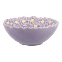 Schale Blumen, lila, 10 cm