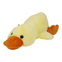 Kuscheltier Ente, liegend, gelb, 70 cm