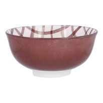 Schale Bali, Karo/lila, tief, 11.5 cm