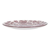 Teller Bali, Blumen/lila, 27 cm
