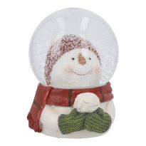 Spieluhr Weihnachten, Schneemann, 10 x 14 cm