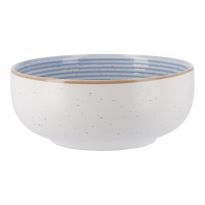 Schale Rille, blau, 11 cm