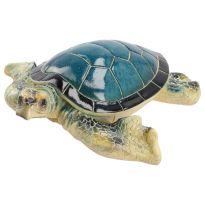 Schildkröte Willi, blau, 27 cm