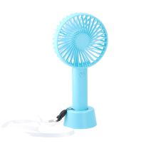 Ventilator mit Standfuß, blau, 22 cm