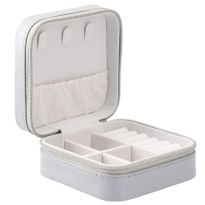 Schmuckbox, grau, 9 x 9 cm