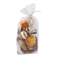Deko-Mix Natur, Kürbis/gelb
