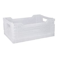 Klappbox, 34 x 24 x 13 cm, transparent