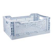 Klappbox, 34 x 24 x 13 cm, hellblau