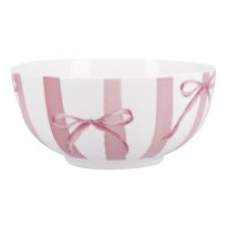 Müslischale Schleife, Streifen, 14 cm