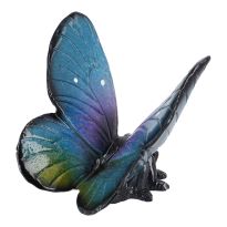 Schmetterling Amy, hoch/türkis, 7 cm