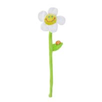 Blume Happy Birthday Musik, weiß, 40 cm