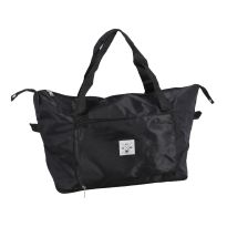Reisetasche, faltbar, schwarz, 42 cm