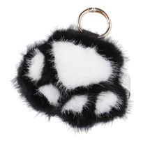 Taschenanhänger Pfote, schwarz