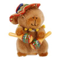 Tanz-Capybara Sound, braun, 18 cm