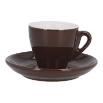 Espresso-Tasse mit Untere, dunkelbraun, 80 ml