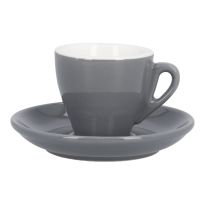 Espresso-Tasse mit Untere, dunkelgrau, 80 ml