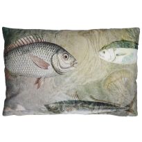 Kissen Fischteich, grün, 40 x 60 cm