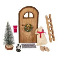 Wichteltür-Set, braun