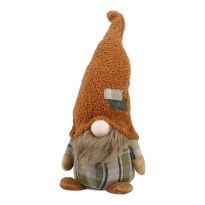 Wichtel Karo-Patch, braun, 50 cm