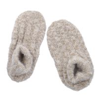 Hausschuhe Antirutsch, beige, Größe 39-42