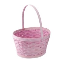 Korb mit Henkel, rosa