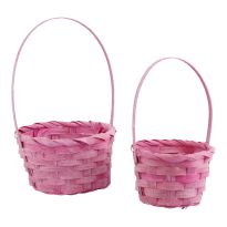 2er Set Mini-Korb, pink