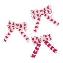 3er Set Schleifen-Sticker, pink