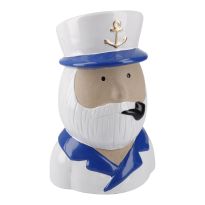 Vase Seefigur, Kapitän, 25 cm
