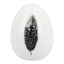 Ei Feder, Punkte/klein, 6.5 cm