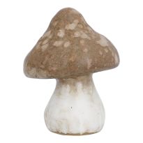 Pilz Sprenkel, weiß/hellbraun, 7 cm