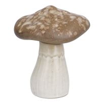 Pilz Sprenkel, weiß/hellbraun, 10 cm